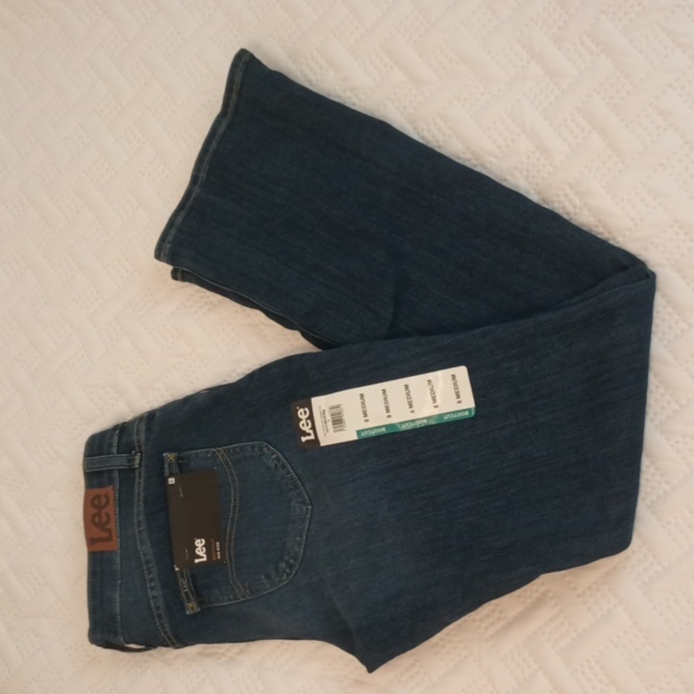 NWT Lee Midrise Bootcut Dark Denim Jeans